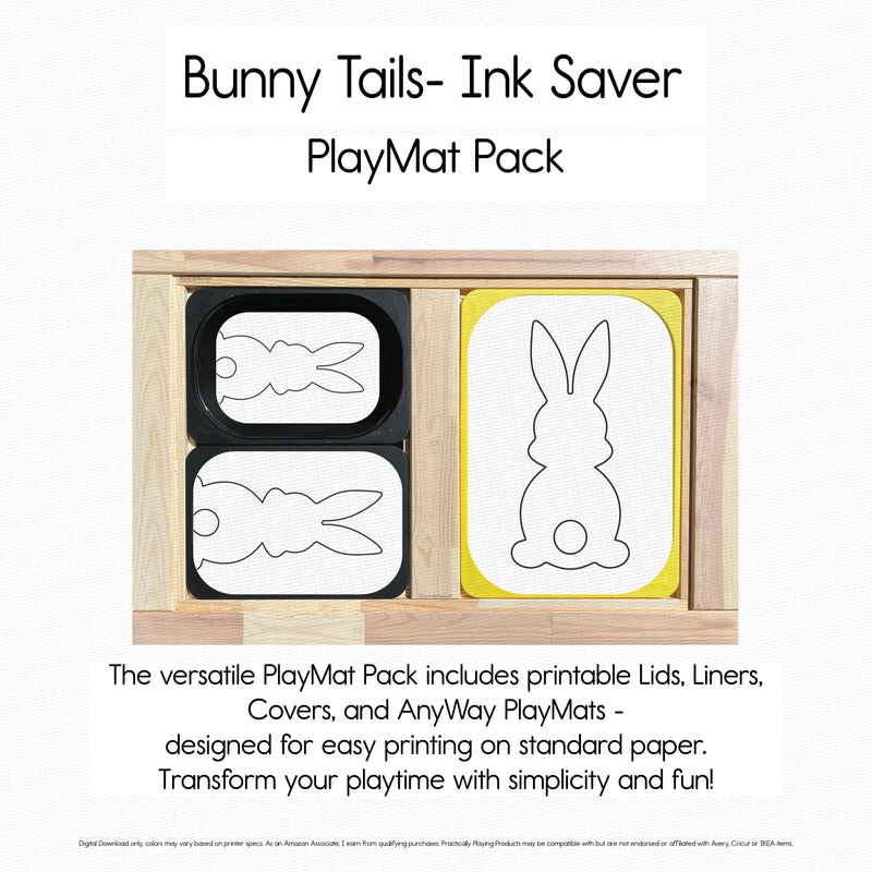 Bunny Tails- Ink Saver - PlayMat