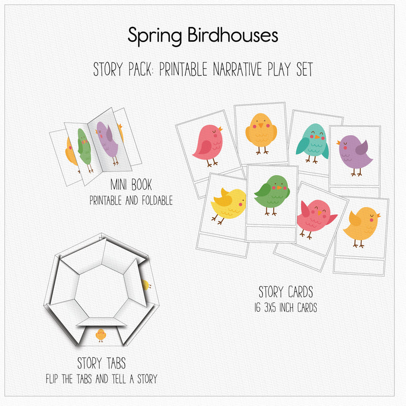 Spring Birdhouses - My Story Pack