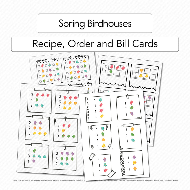 Spring Birdhouses - Recipe Pack