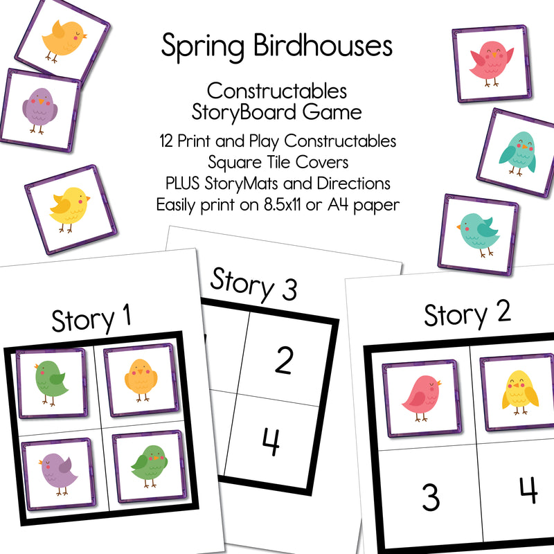 Spring Birdhouses - Constructables StoryBoard Game
