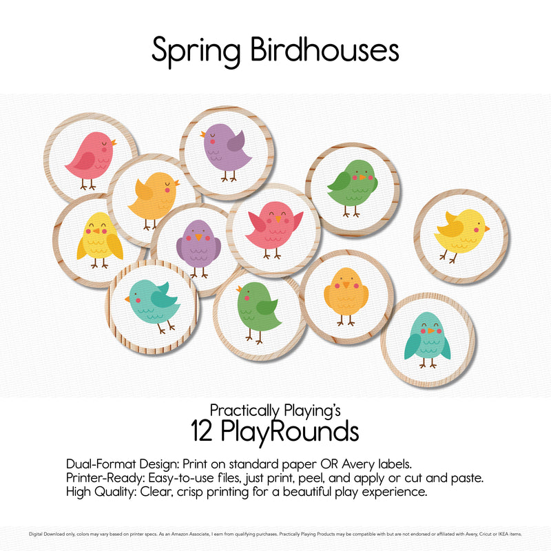 Spring Birdhouses - PlayRound