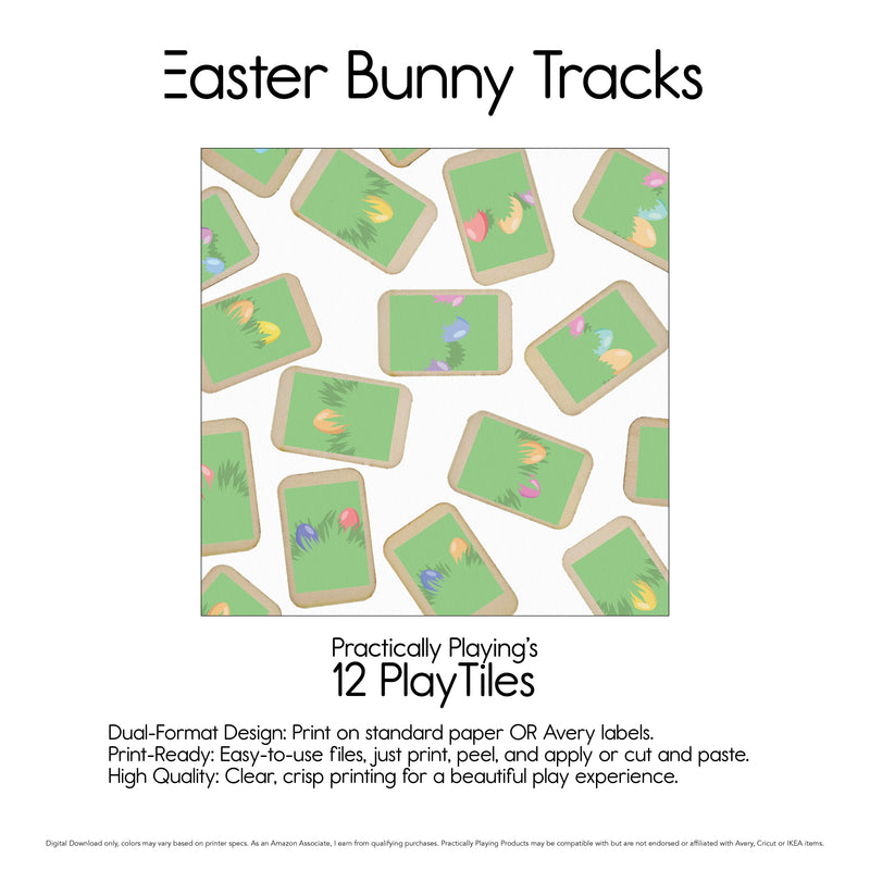 Easter Bunny Tracks - PlayTiles