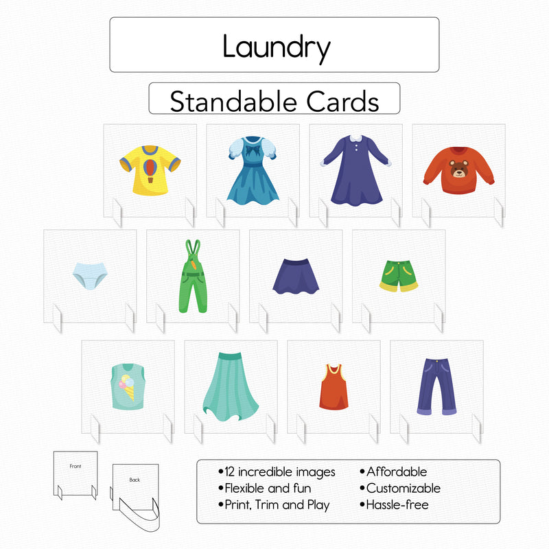 Laundry - Standable Cards