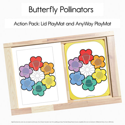 Butterfly Pollinators - Circle Puzzle PlayMat