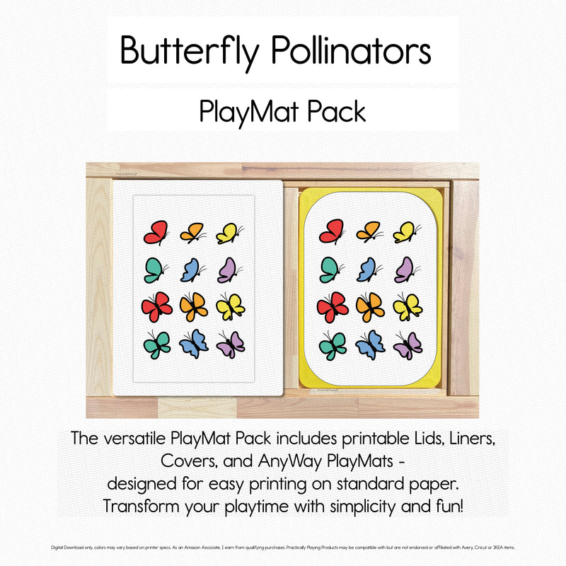Butterfly Pollinators - 12 Card PlayMat