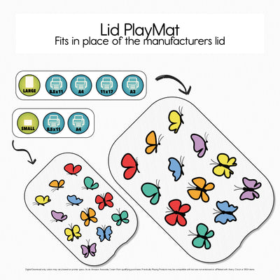 Butterfly Pollinators - 12 Card PlayMat