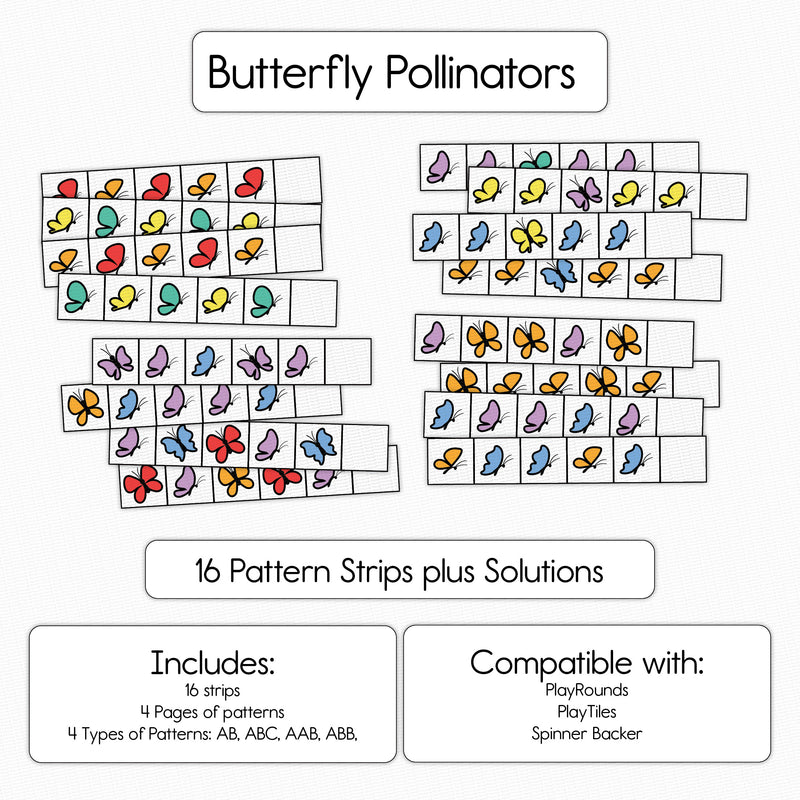 Butterfly Pollinators - Pattern Strips