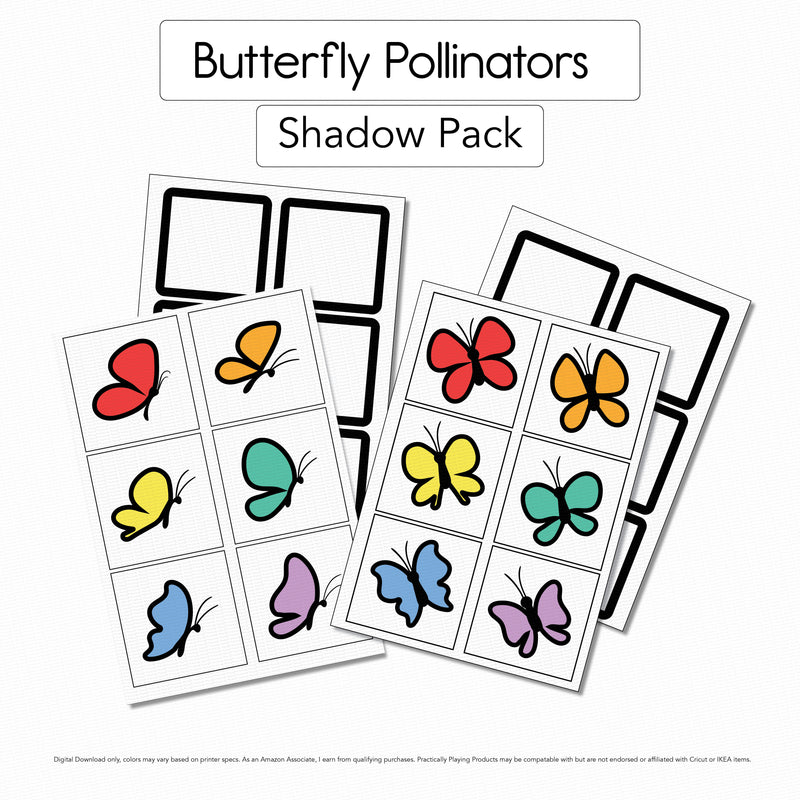 Butterfly Pollinators - Shadow Cards