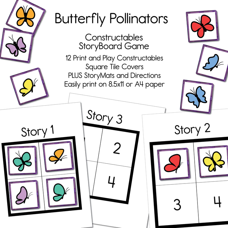 Butterfly Pollinators - Constructables StoryBoard Game
