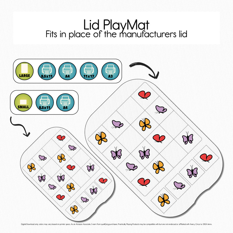 Butterfly Pollinators - Sudoku Board PlayMat
