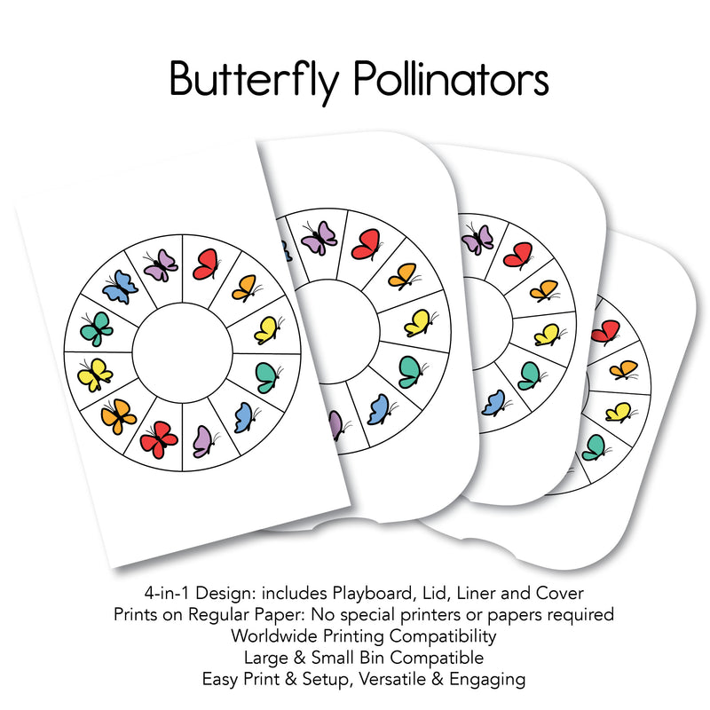 Butterfly Pollinators - Twelve Wheel PlayMat