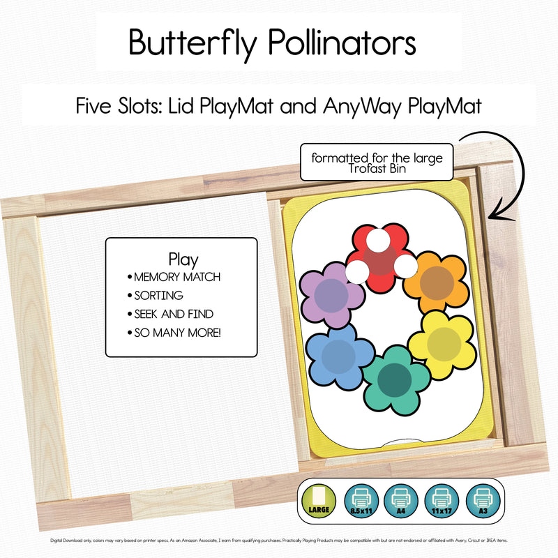 Butterfly Pollinators - Ball Run PlayMat