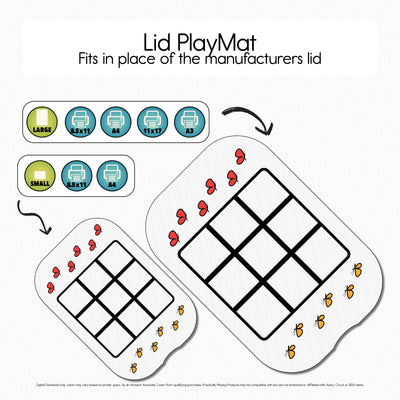 Butterfly Pollinators - Tic Tac Toe PlayMat