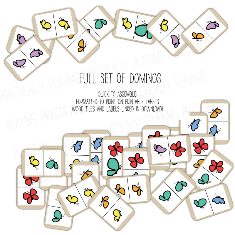 Butterfly Pollinators - Dominos Game Pack