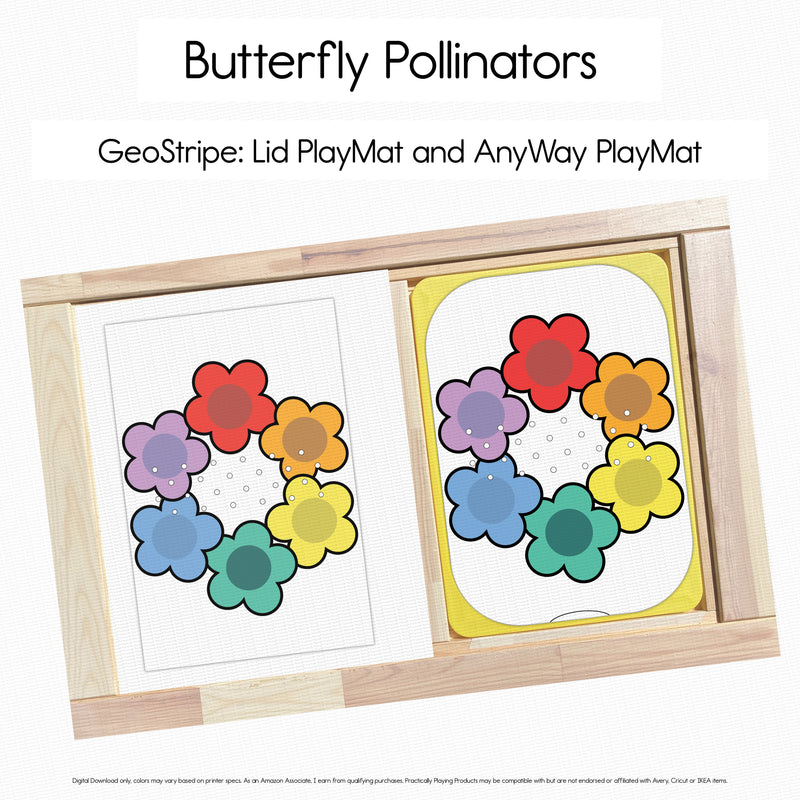 Butterfly Pollinators - GeoStripe PlayMat