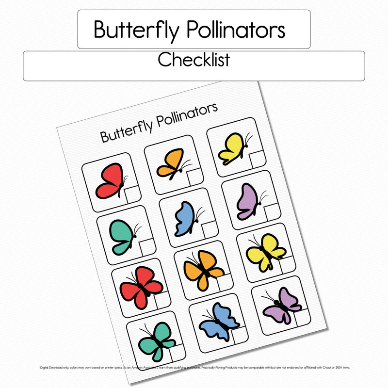 Butterfly Pollinators - Checklist