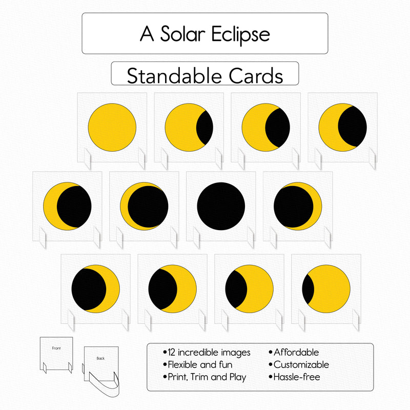 A Solar Eclipse - Standable Cards