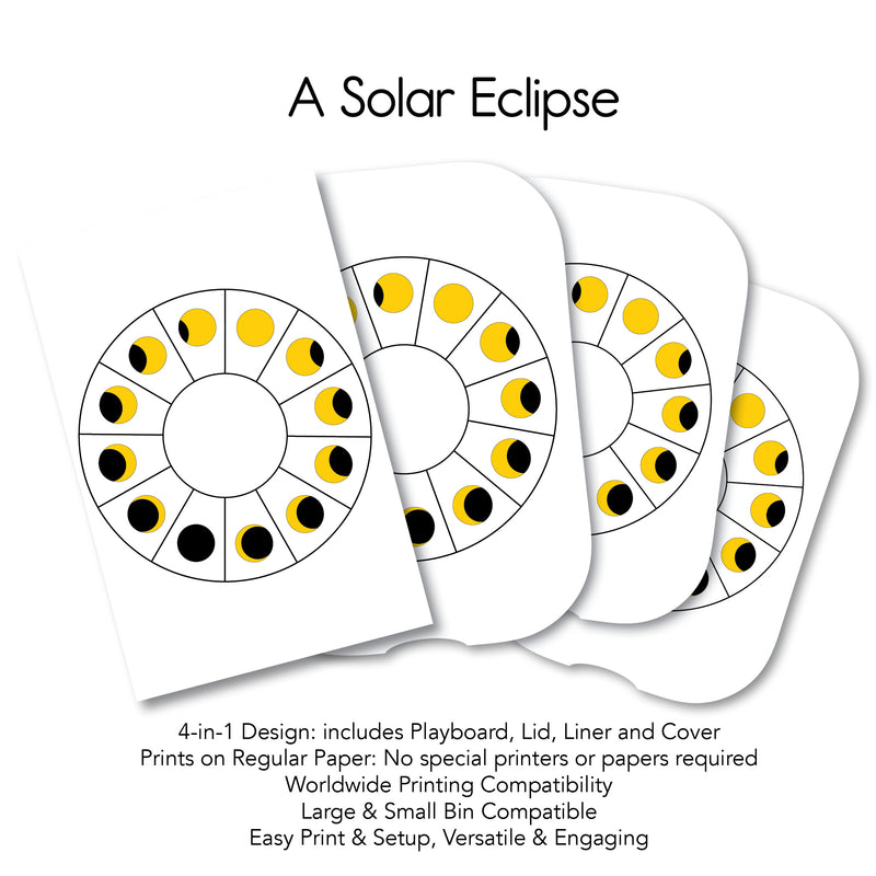 A Solar Eclipse - Twelve Wheel PlayMat