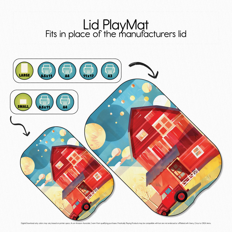 A Red Barn - PlayMat - Design 5