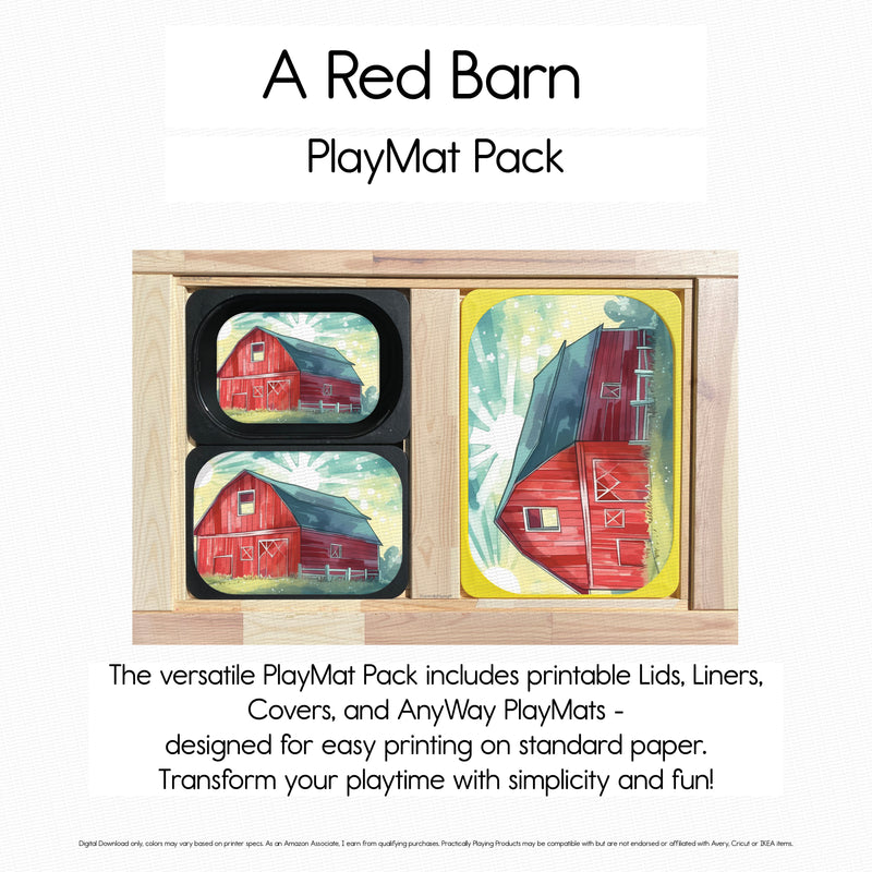 A Red Barn - PlayMat - Design 10