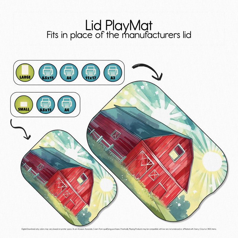 A Red Barn - PlayMat - Design 10