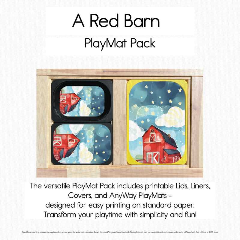 A Red Barn - PlayMat - Design 8