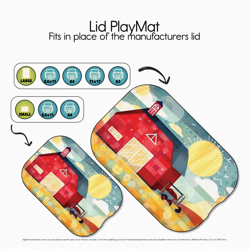 A Red Barn - PlayMat - Design 6
