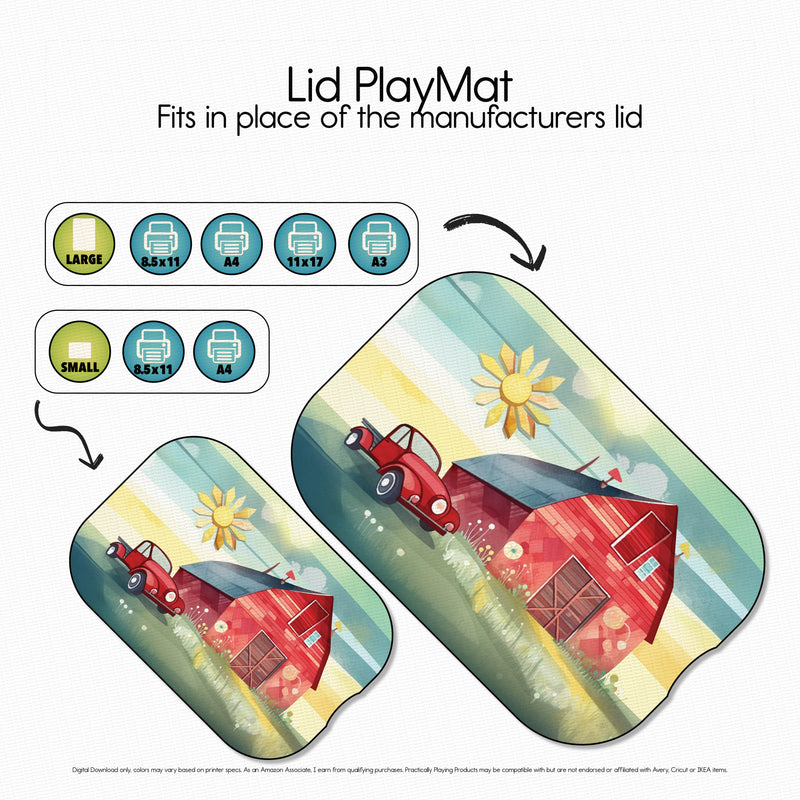 A Red Barn - PlayMat - Design 7