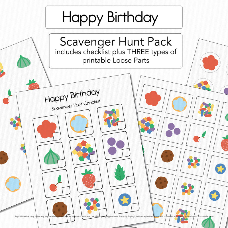 Happy Birthday - Scavenger Hunt
