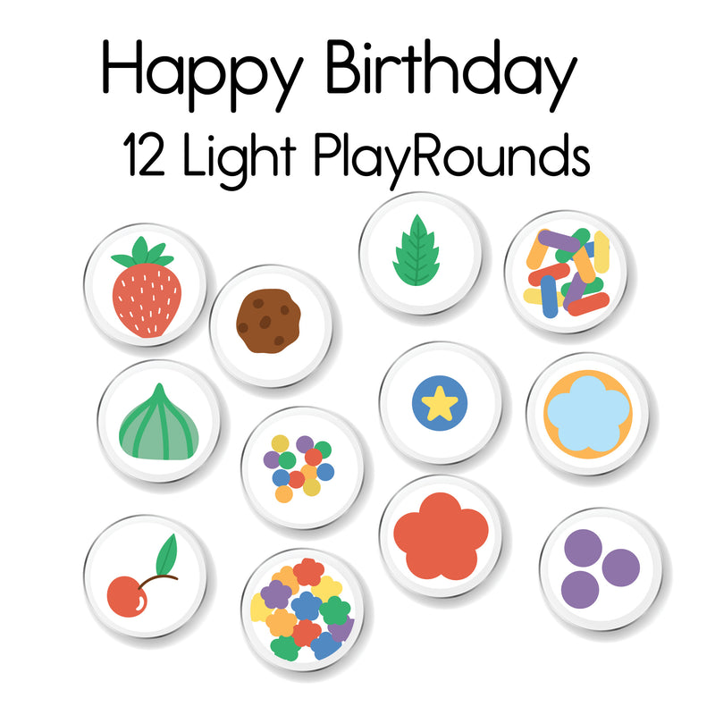 Happy Birthday - Light PlayRound 12 Pack