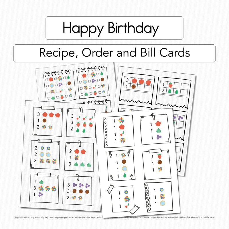 Happy Birthday - Recipe Pack