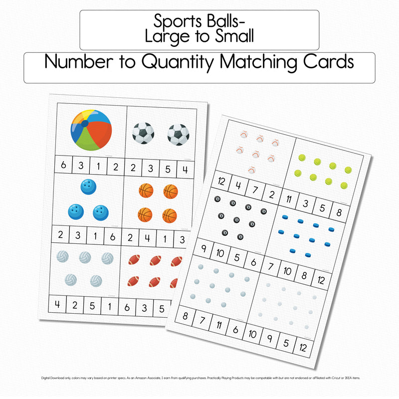 Sports Balls - Count and Clip
