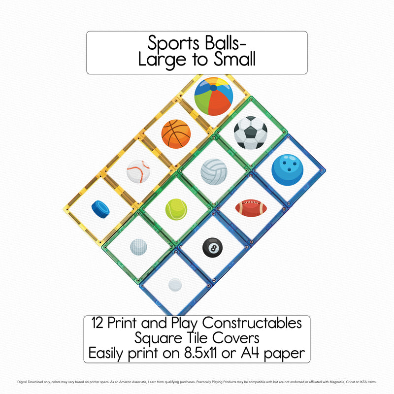Sports Balls - Constructables Mini Creator Kit