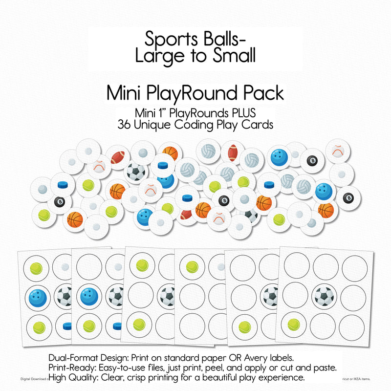 Sports Balls - Mini PlayRound