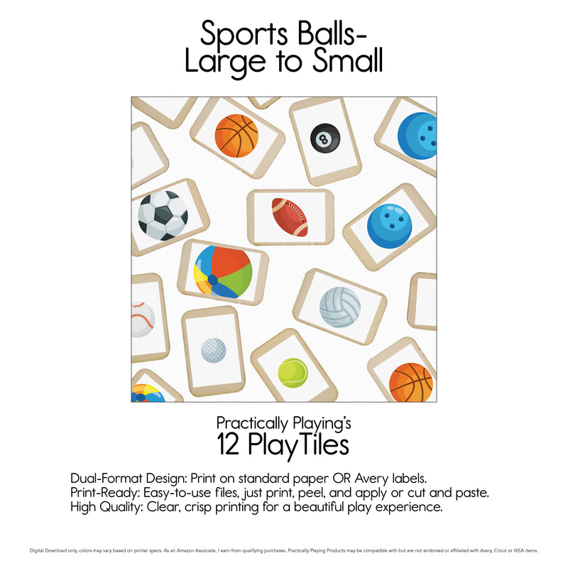 Sports Balls - PlayTiles