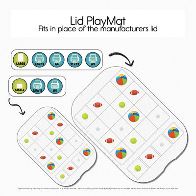 Sports Balls - Sudoku Board PlayMat