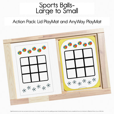 Sports Balls - Tic Tac Toe PlayMat