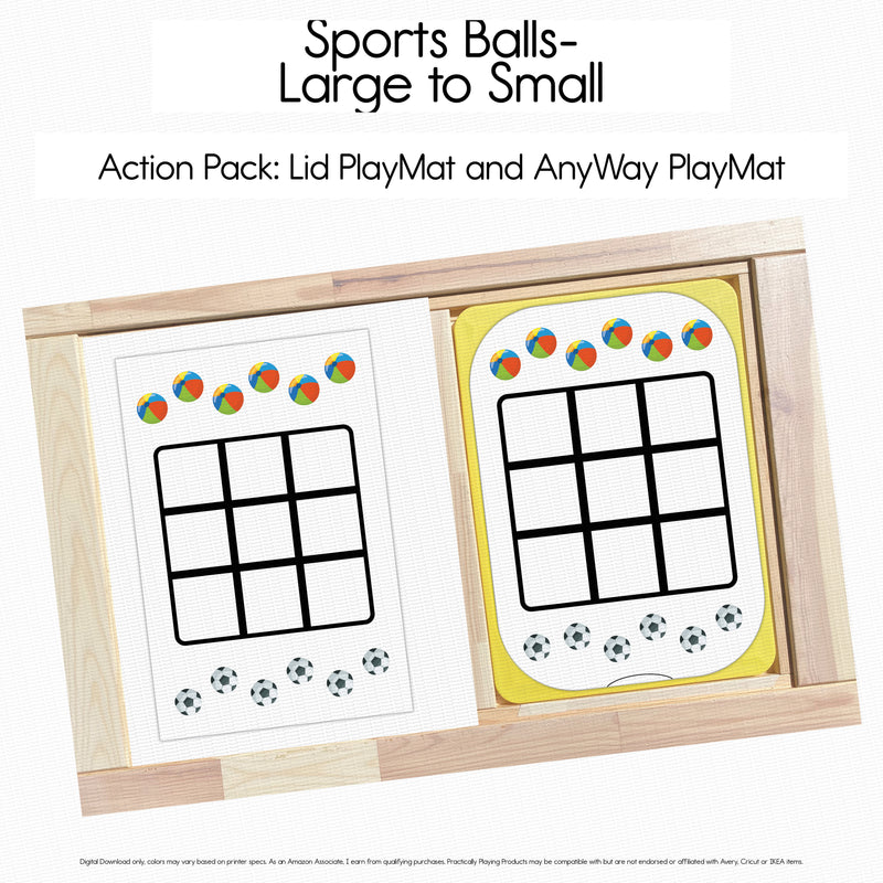 Sports Balls - Tic Tac Toe PlayMat