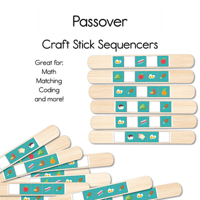 Passover - Craft Stick Covers and Toppers