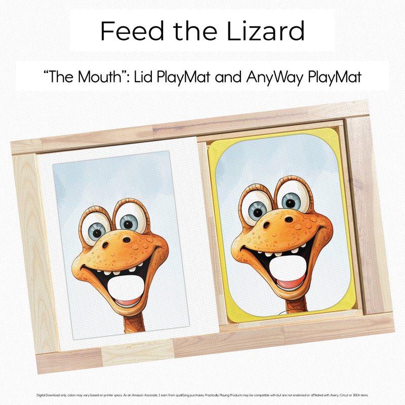 Feed the Lizard - Mouth PlayMat