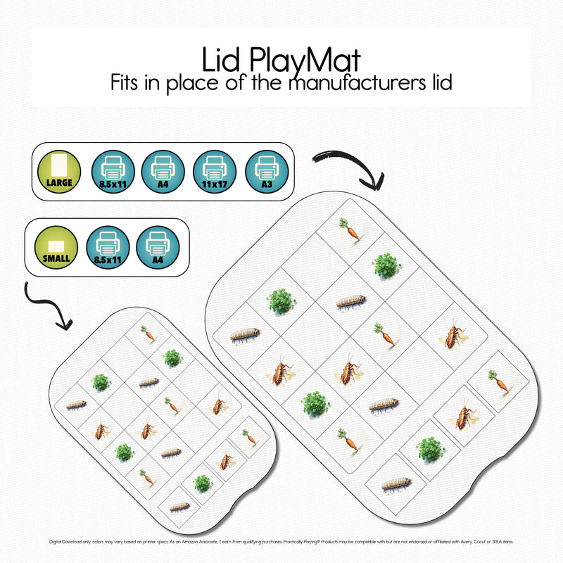 Feed the Lizard - Sudoku Board PlayMat