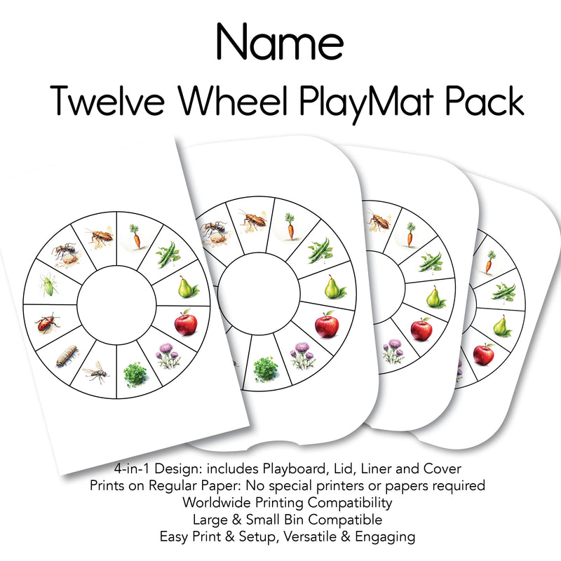 Feed the Lizard - Twelve Wheel PlayMat