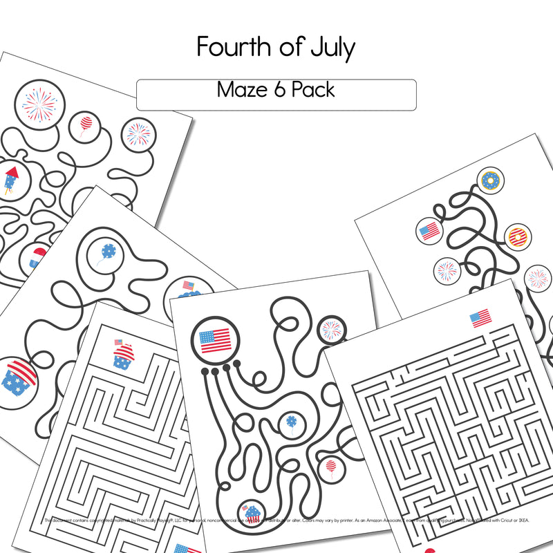 Fourth of July - Mazes 6 Pack