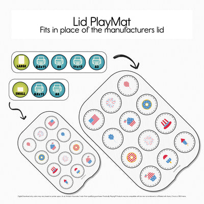 Fourth of July - Matching GameBoard