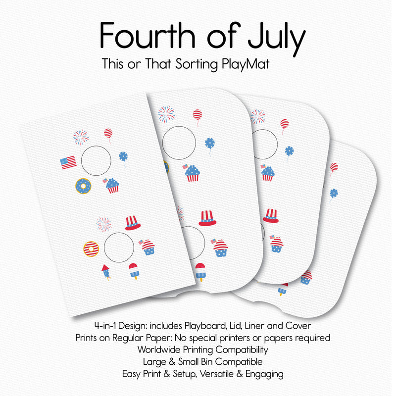 Fourth of July - This or That PlayMat
