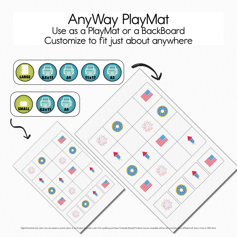 Fourth of July - Sudoku Board PlayMat