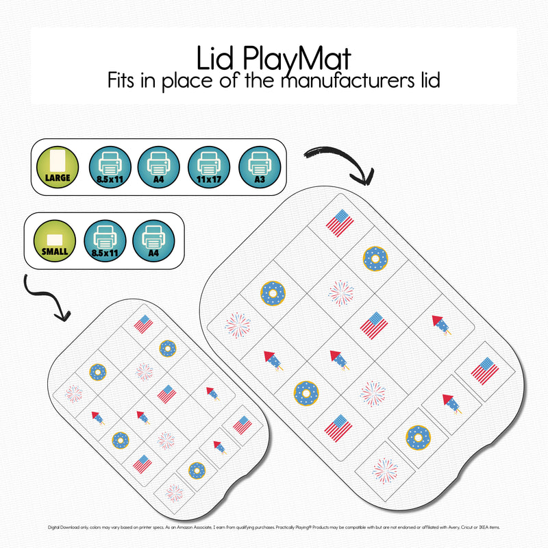 Fourth of July - Sudoku Board PlayMat