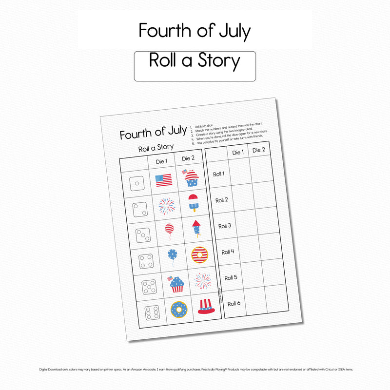 Fourth of July - Roll a Story