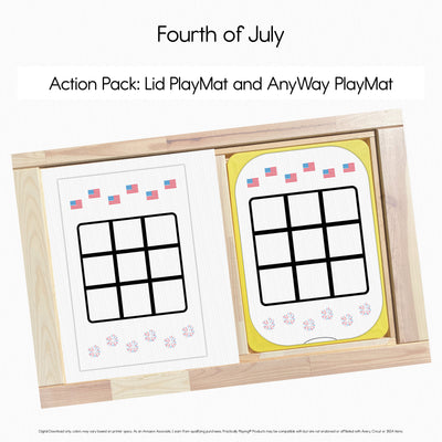 Fourth of July - Tic Tac Toe PlayMat