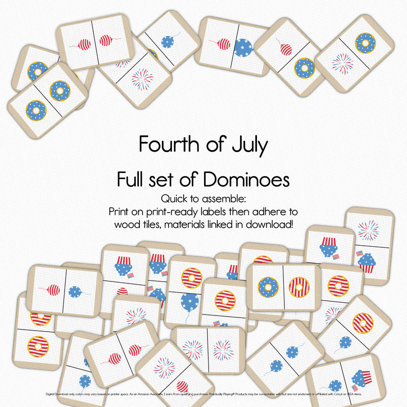 Fourth of July - Dominos Game Pack